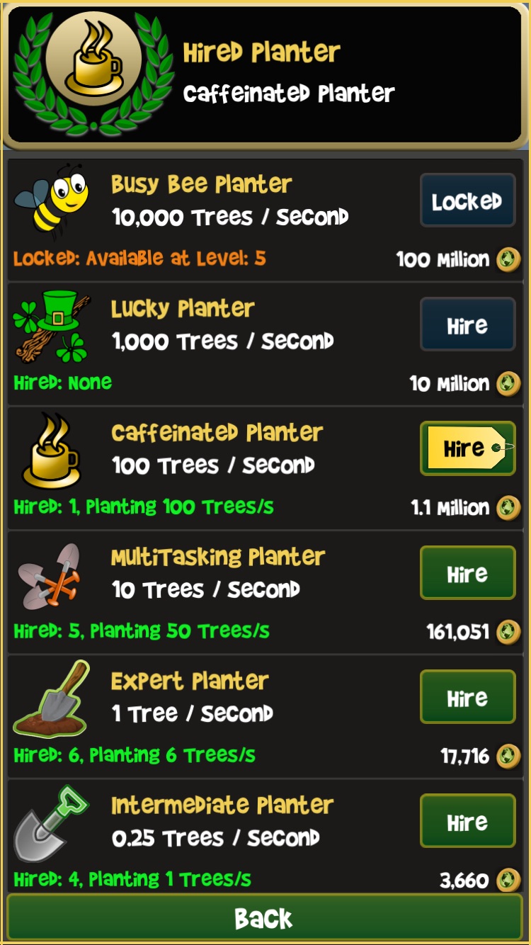 Tappy Tree - Hire planters